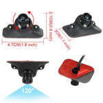 Kit di assistenza all'immagine con telecamera anteriore e laterale per il rilevamento dell'angolo cieco, schermo HD da 5 pollici 1080P., Side Front Blind Spot Camera
