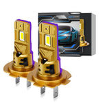 1 paio di lampadine a LED per fari auto da 35W, 3500LM, 6500K, 9005, 9006, H1, H4, H7, H11