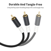 2 RCA Male to 2 RCA Male Audio Cable, 1m, 2m, 3m, 5m, 7.6m