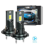 1 coppia di lampadine a LED per fari auto da 32W 3200LM 6500K con ventola, 9005, 9006, H1, H4, H7, H11