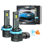 1 coppia di lampadine a LED per fari auto da 32W 3200LM 6500K con ventola, 9005, 9006, H1, H4, H7, H11