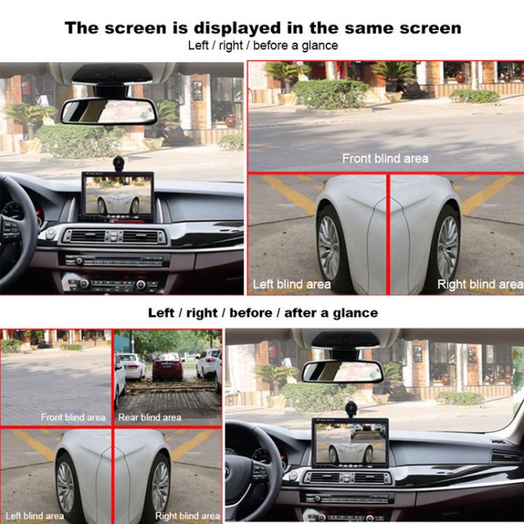 Telecamera AHD HD per la visione laterale esterna e l'individuazione del punto cieco, accessori per auto., Side View Blind Spot Camera