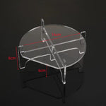 YX171 Dispenser per bevande in acrilico, porta bevande, supporto per torte, 19x19x8cm, 22x22x12cm