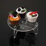 YX171 Dispenser per bevande in acrilico, porta bevande, supporto per torte, 19x19x8cm, 22x22x12cm