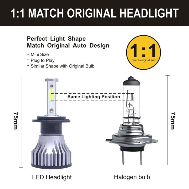 2 PCS DC 9-32V 26W 6500K 8000LM IP68 Car LED Lampade per fari / Fendinebbia, X15 5202, X15 9004, X15 9005, X15 9006, X15 9007, X15 9012, X15 H4, X15 H7, X15 H8 / H9 / H11, X15 H13