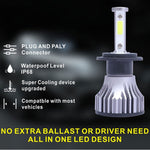 2 PCS DC 9-32V 26W 6500K 8000LM IP68 Car LED Lampade per fari / Fendinebbia, X15 5202, X15 9004, X15 9005, X15 9006, X15 9007, X15 9012, X15 H4, X15 H7, X15 H8 / H9 / H11, X15 H13