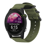 Cinturino per orologio in nylon e tela con fibbia ad anello xDfind, 18mm, 22mm, 20mm, 24mm
