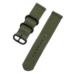 Cinturino per orologio in nylon e tela con fibbia ad anello xDfind, 18mm, 22mm, 20mm, 24mm
