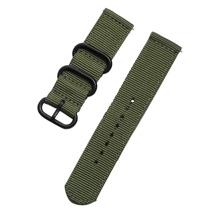 Cinturino per orologio in nylon e tela con fibbia ad anello xDfind, 18mm, 22mm, 20mm, 24mm