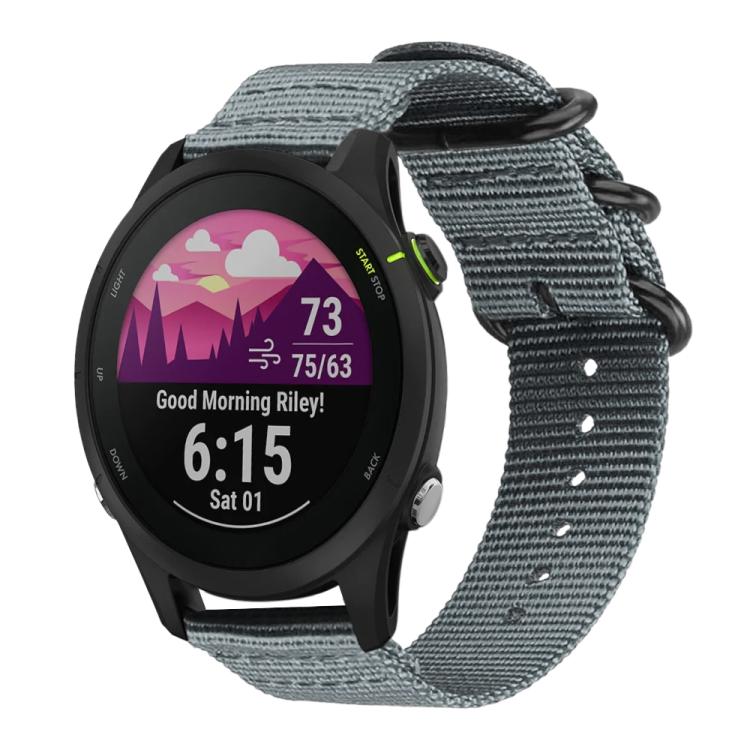 Cinturino per orologio in nylon e tela con fibbia ad anello xDfind, 18mm, 22mm, 20mm, 24mm