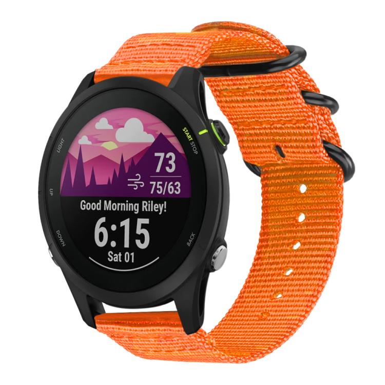 Cinturino per orologio in nylon e tela con fibbia ad anello xDfind, 18mm, 22mm, 20mm, 24mm
