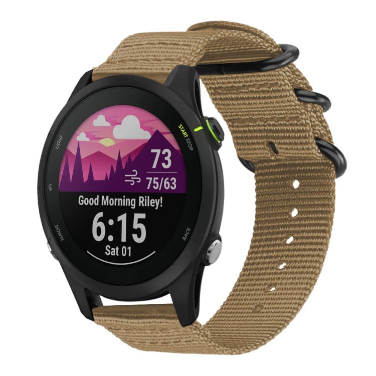 Cinturino per orologio in nylon e tela con fibbia ad anello xDfind, 18mm, 22mm, 20mm, 24mm
