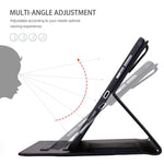 Custodia per tablet in pelle effetto pelle di gatto con motivo litchi, For Galaxy Tab S10 FE+ / S11