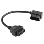 Cavo di collegamento a gomito da 16 pin maschio a OBD2 femmina, adattatore di prolunga OBD2, 16 Pin Male to OBD2 Female