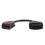 Cavo diagnostico OBD per camion Komatsu/Cummins, 12 Pin to 16 Pin