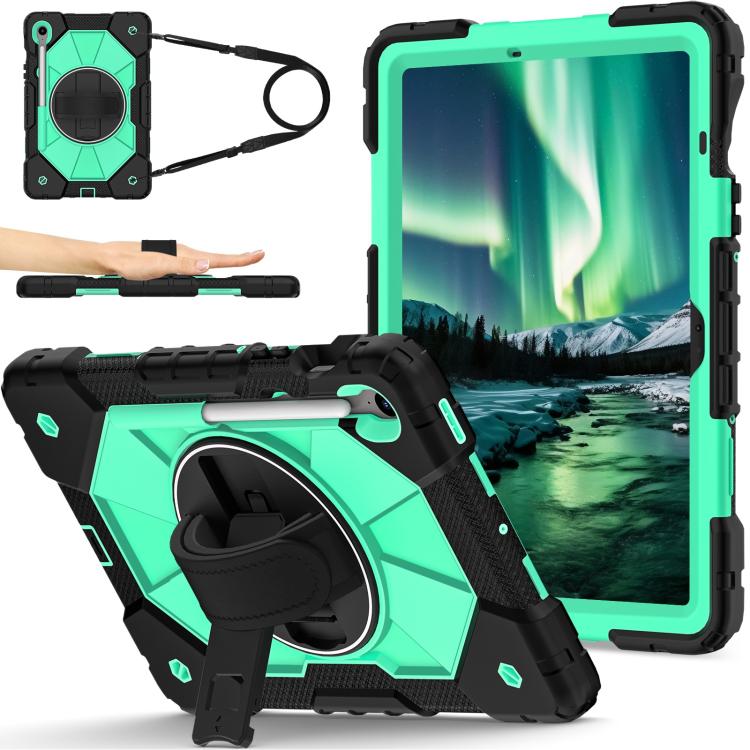 Custodia ibrida in silicone con robot dai colori a contrasto per PC e tablet., For Samsung Galaxy Tab S11, For Samsung Galaxy Tab S10 FE / S9