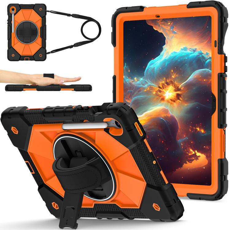 Custodia ibrida in silicone con robot dai colori a contrasto per PC e tablet., For Samsung Galaxy Tab S11, For Samsung Galaxy Tab S10 FE / S9