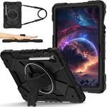 Custodia ibrida in silicone con robot dai colori a contrasto per PC e tablet., For Samsung Galaxy Tab S11, For Samsung Galaxy Tab S10 FE / S9