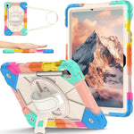 Custodia ibrida in silicone con robot dai colori a contrasto per PC e tablet., For Samsung Galaxy Tab S11, For Samsung Galaxy Tab S10 FE / S9