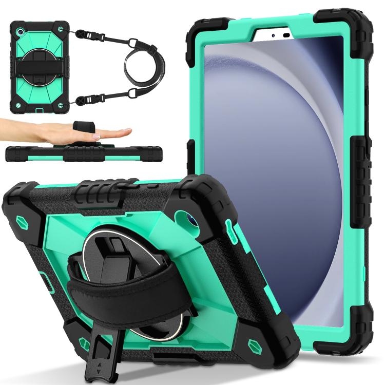 Custodia ibrida in silicone con robot dai colori a contrasto per PC e tablet., For Samsung Galaxy Tab A11+, For Samsung Galaxy Tab A11