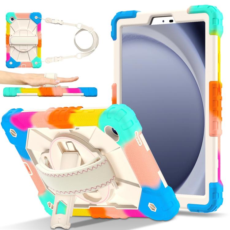Custodia ibrida in silicone con robot dai colori a contrasto per PC e tablet., For Samsung Galaxy Tab A11+, For Samsung Galaxy Tab A11