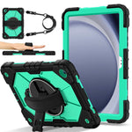 Custodia ibrida in silicone con robot dai colori a contrasto per PC e tablet., For Samsung Galaxy Tab A11+, For Samsung Galaxy Tab A11