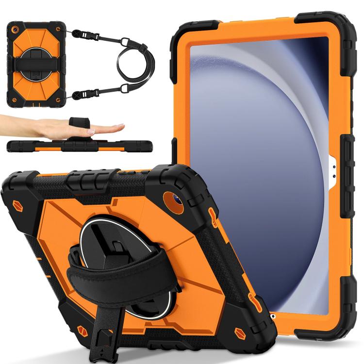 Custodia ibrida in silicone con robot dai colori a contrasto per PC e tablet., For Samsung Galaxy Tab A11+, For Samsung Galaxy Tab A11