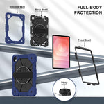 Custodia ibrida in silicone con robot dai colori a contrasto per PC e tablet., For Samsung Galaxy Tab S11, For Samsung Galaxy Tab S10 FE / S9