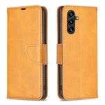 Custodia per telefono in pelle tinta unita con texture effetto pelle di agnello., For Galaxy S26 FE 5G, For Samsung Galaxy S26 Ultra 5G, For Samsung Galaxy S26 5G, For Samsung Galaxy S25 FE 5G