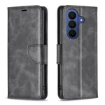 Custodia per telefono in pelle tinta unita con texture effetto pelle di agnello., For Galaxy S26 FE 5G, For Samsung Galaxy S26 Ultra 5G, For Samsung Galaxy S26 5G, For Samsung Galaxy S25 FE 5G