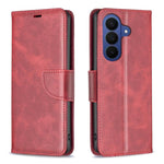 Custodia per telefono in pelle tinta unita con texture effetto pelle di agnello., For Galaxy S26 FE 5G, For Samsung Galaxy S26 Ultra 5G, For Samsung Galaxy S26 5G, For Samsung Galaxy S25 FE 5G