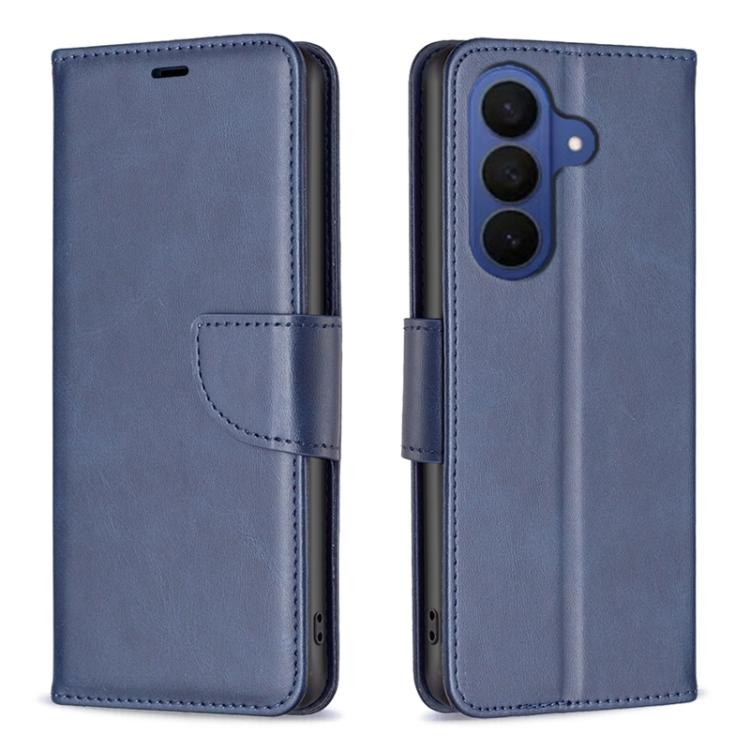 Custodia per telefono in pelle tinta unita con texture effetto pelle di agnello., For Galaxy S26 FE 5G, For Samsung Galaxy S26 Ultra 5G, For Samsung Galaxy S26 5G, For Samsung Galaxy S25 FE 5G