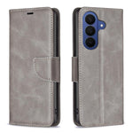 Custodia per telefono in pelle tinta unita con texture effetto pelle di agnello., For Galaxy S26 FE 5G, For Samsung Galaxy S26 Ultra 5G, For Samsung Galaxy S26 5G, For Samsung Galaxy S25 FE 5G