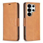 Custodia per telefono in pelle tinta unita con texture effetto pelle di agnello., For Galaxy S26 FE 5G, For Samsung Galaxy S26 Ultra 5G, For Samsung Galaxy S26 5G, For Samsung Galaxy S25 FE 5G