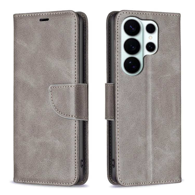 Custodia per telefono in pelle tinta unita con texture effetto pelle di agnello., For Galaxy S26 FE 5G, For Samsung Galaxy S26 Ultra 5G, For Samsung Galaxy S26 5G, For Samsung Galaxy S25 FE 5G