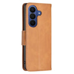 Custodia per telefono in pelle tinta unita con texture effetto pelle di agnello., For Galaxy S26 FE 5G, For Samsung Galaxy S26 Ultra 5G, For Samsung Galaxy S26 5G, For Samsung Galaxy S25 FE 5G