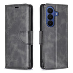 Custodia per telefono in pelle tinta unita con texture effetto pelle di agnello., For Galaxy S26 FE 5G, For Samsung Galaxy S26 Ultra 5G, For Samsung Galaxy S26 5G, For Samsung Galaxy S25 FE 5G