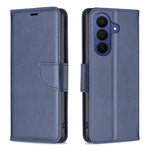 Custodia per telefono in pelle tinta unita con texture effetto pelle di agnello., For Galaxy S26 FE 5G, For Samsung Galaxy S26 Ultra 5G, For Samsung Galaxy S26 5G, For Samsung Galaxy S25 FE 5G