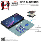 Custodia per telefono in pelle antifurto RFID in tinta, For Galaxy S26 FE 5G, For Samsung Galaxy S26 Ultra 5G, For Samsung Galaxy S26 5G, For Samsung Galaxy S25 FE 5G