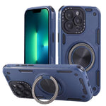 Custodia per telefono con supporto magnetico a rotazione a 360 gradi e meccanismo a tre nuclei., For iPhone 15 Pro Max, For iPhone 15, For iPhone 14, For iPhone 14 Pro Max, For iPhone 13 Pro Max, For iPhone 13