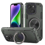 Custodia per telefono con supporto magnetico a rotazione a 360 gradi e meccanismo a tre nuclei., For iPhone 15 Pro Max, For iPhone 15, For iPhone 14, For iPhone 14 Pro Max, For iPhone 13 Pro Max, For iPhone 13
