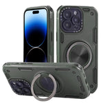 Custodia per telefono con supporto magnetico a rotazione a 360 gradi e meccanismo a tre nuclei., For iPhone 15 Pro Max, For iPhone 15, For iPhone 14, For iPhone 14 Pro Max, For iPhone 13 Pro Max, For iPhone 13
