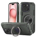 Custodia per telefono con supporto magnetico a rotazione a 360 gradi e meccanismo a tre nuclei., For iPhone 15 Pro Max, For iPhone 15, For iPhone 14, For iPhone 14 Pro Max, For iPhone 13 Pro Max, For iPhone 13