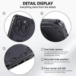 Custodia per telefono con supporto magnetico a rotazione a 360 gradi e meccanismo a tre nuclei., For iPhone 15 Pro Max, For iPhone 15, For iPhone 14, For iPhone 14 Pro Max, For iPhone 13 Pro Max, For iPhone 13