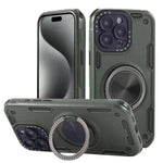 Custodia per telefono con supporto magnetico a rotazione a 360 gradi e meccanismo a tre nuclei., For iPhone 15 Pro Max, For iPhone 15, For iPhone 14, For iPhone 14 Pro Max, For iPhone 13 Pro Max, For iPhone 13