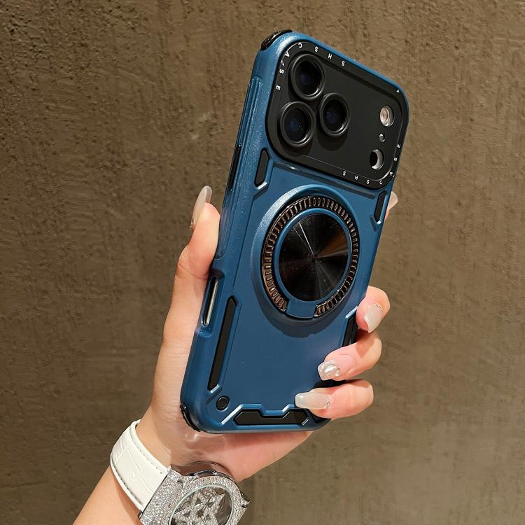 Custodia per telefono con supporto magnetico a rotazione a 360 gradi e meccanismo a tre nuclei., For iPhone 17 Pro Max, For iPhone 17 Pro, For iPhone 16 Pro Max, For iPhone 16 Pro, For iPhone 16 Plus, For iPhone 16