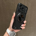 Custodia per telefono con supporto magnetico a rotazione a 360 gradi e meccanismo a tre nuclei., For iPhone 17 Pro Max, For iPhone 17 Pro, For iPhone 16 Pro Max, For iPhone 16 Pro, For iPhone 16 Plus, For iPhone 16