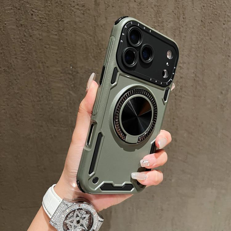 Custodia per telefono con supporto magnetico a rotazione a 360 gradi e meccanismo a tre nuclei., For iPhone 17 Pro Max, For iPhone 17 Pro, For iPhone 16 Pro Max, For iPhone 16 Pro, For iPhone 16 Plus, For iPhone 16