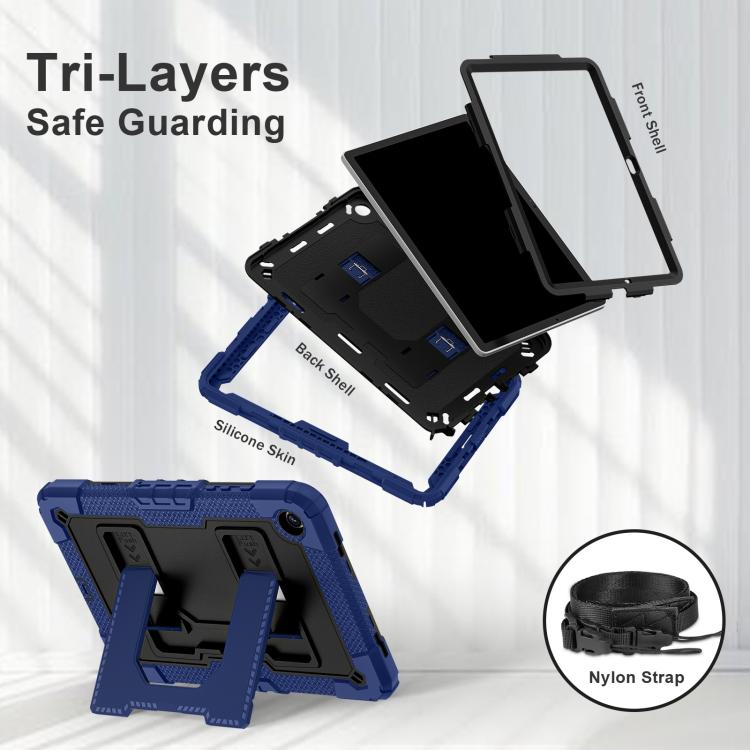 Custodia rigida in silicone Big Holder per tablet PC con tracolla, For Samsung Galaxy Tab A11+, For Samsung Galaxy Tab S10 Lite / S10 FE