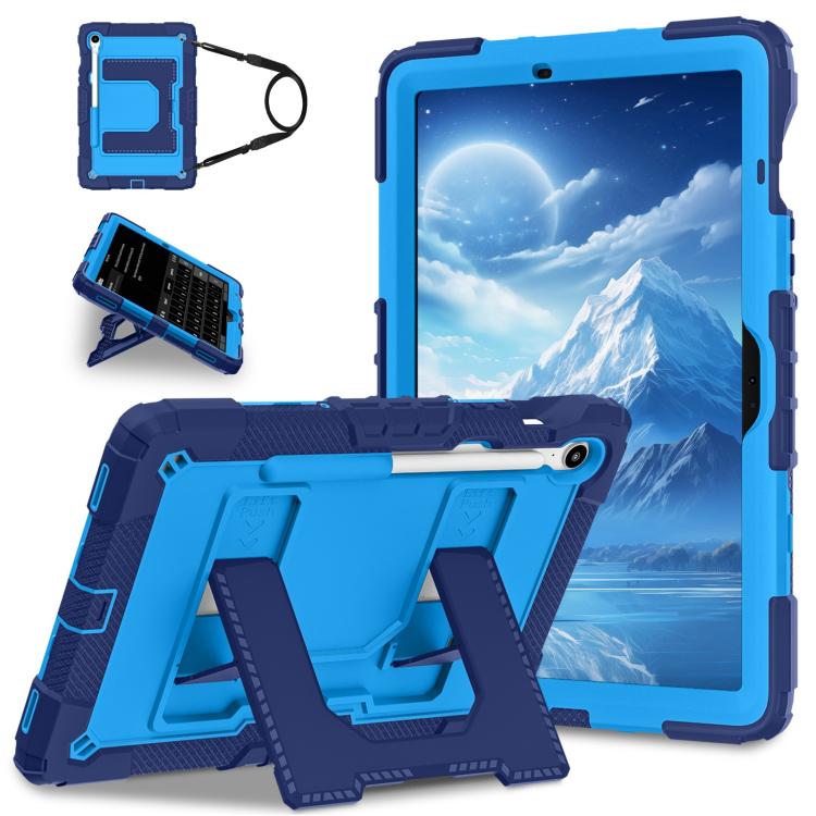 Custodia rigida in silicone Big Holder per tablet PC con tracolla, For Samsung Galaxy Tab A11+, For Samsung Galaxy Tab S10 Lite / S10 FE